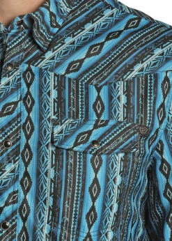 Men's Rock & Roll Cowboy Ripstop Snap Front Shirt #RRMSOSR09W -Cowboy Deals Store 035f590501e251565b66db304bb1ef27