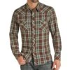 Men's Rock N Roll Cowboy Vintage 46 Brushed Twill Plaid Shirt