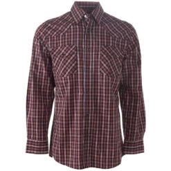 Cowboy Legend Men's Red Plaid Shirt