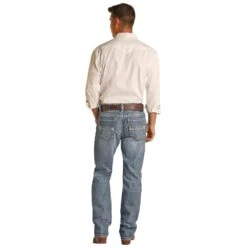 Rock N Roll Cowboy Flat Seam Double Barrel Jeans