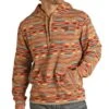 Rock N Roll Cowboy Tan Printed Hoodie