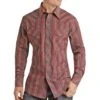 Rock N Roll Cowboy Men's Vintage Stripe Snap Shirt