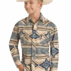 Boy's Rock & Roll Cowboy Snap Front Shirt #RRBSOSR0QZ