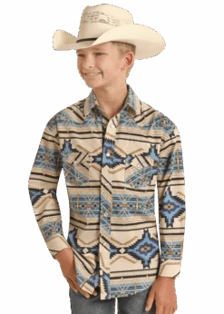 Boy's Rock & Roll Cowboy Snap Front Shirt #RRBSOSR0QZ