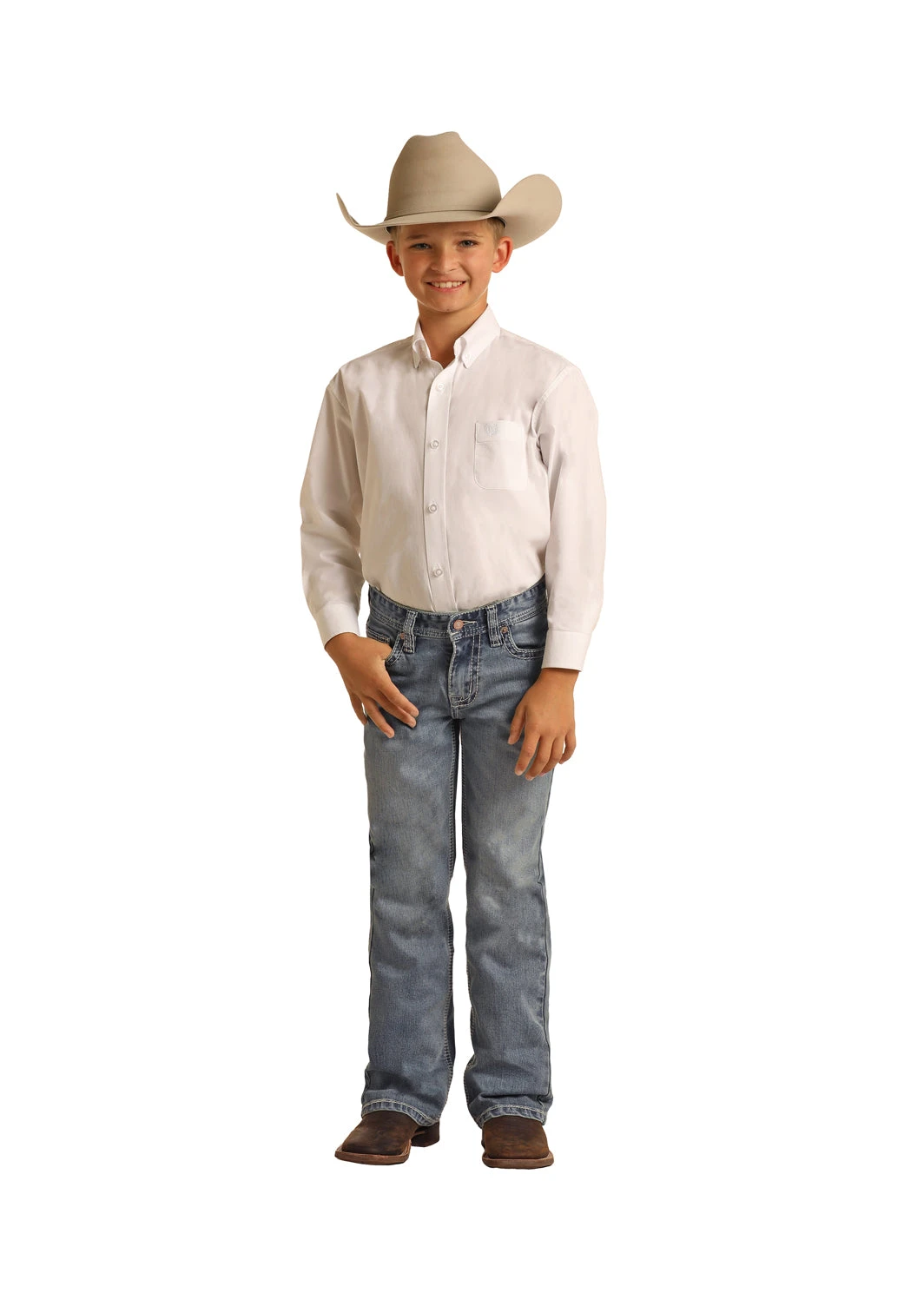 Boy's Rock & Roll Cowboy Reflex Jean #RRBD0BRYWN 1 Boy's Rock & Roll Cowboy Reflex Jean #RRBD0BRYWN