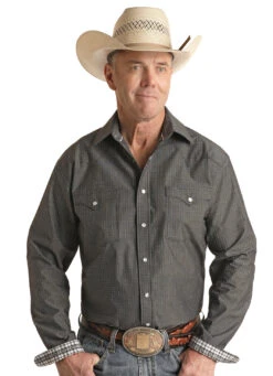 Men's Rough Stock Snap Front Shirt #RSMSOSRZCV