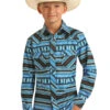 Boy's Rock & Roll Cowboy Snap Front Shirt #RRBSOSRZ81