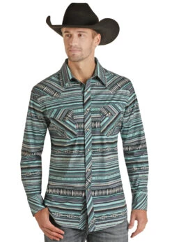 Men's Rock & Roll Cowboy Snap Front Shirt #RRMSOSRZ1G