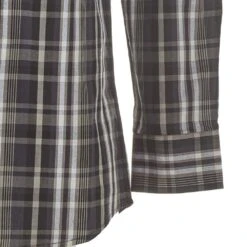 Cowboy Legend Men's Grey Plaid Long Sleeve Snap Shirt -Cowboy Deals Store 6 12 P203 2