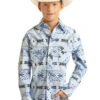 Boy's Rock & Roll Cowboy Snap Front Shirt #RRBS2SRZ7Z