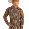 Boy's Rock & Roll Cowboy Snap Front Shirt #RRBS2SRZ7O