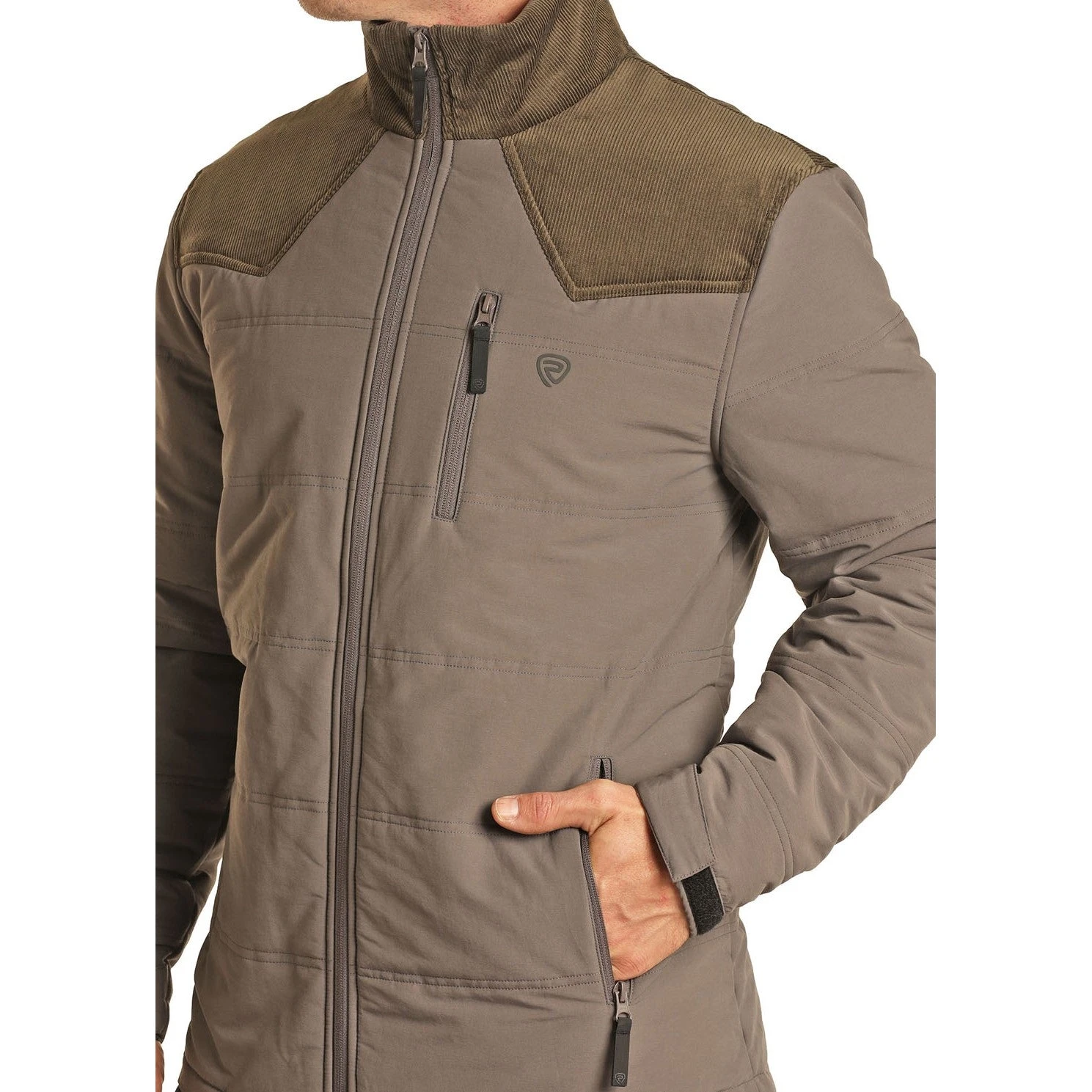 Rock & Roll Cowboy Men's CharcoalJacket 92-1107 2 Rock & Roll Cowboy Men's CharcoalJacket 92-1107 - Image 2