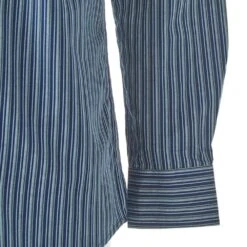 Cowboy Legend Men's Blue Striped Long Sleeve Snap Shirt -Cowboy Deals Store CCM 308 2