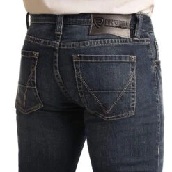 Rock N Roll Cowboy Mens N Vintage Revolver Straight Jean -Cowboy Deals Store M1R6202 2