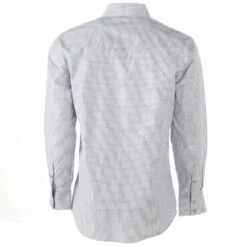 Cowboy Legend Men's Cream Ombré Plaid Shirt -Cowboy Deals Store PLD 103 4