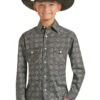 Boy's Rock & Roll Cowboy Snap Front Shirt #RRBS0SRZ18