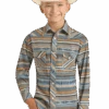 Boy's Rock & Roll Cowboy Snap Front Shirt #RRBSOSR0R2