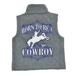 Infant Boy's Cowboy Hardware Softshell Vest #787150-042-I5