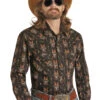Men's Rock & Roll Cowboy Snap Front Shirt #RRMSOSRZ0K